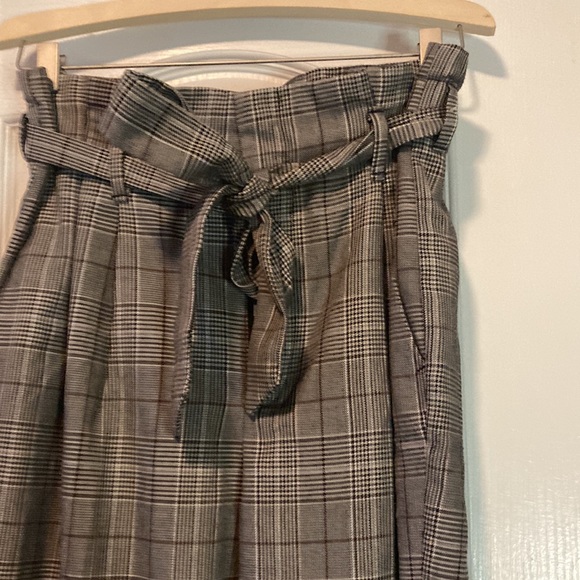 Prince of wales check paper bag trs. - Picture 4 of 5